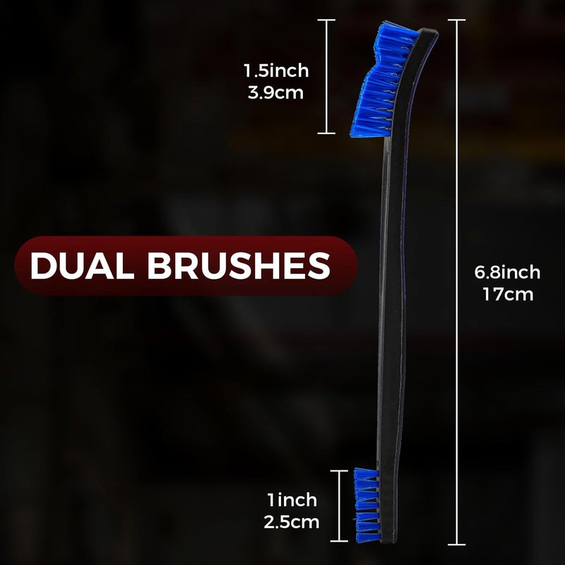 PINGMIC 6 Pack Double-Ended Gun Cleaning Brushes Set - Nylon Bristle Brushes - All Purpose Gun Cleaning Supplies Kit - Image 2